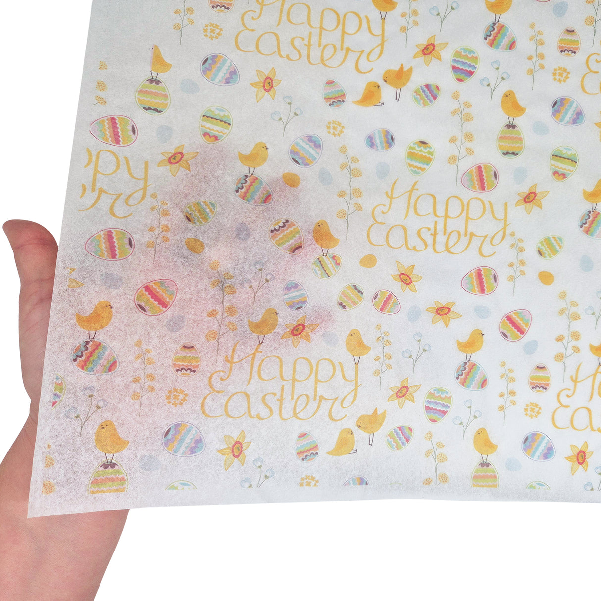 Sunny Chicks & Eggs Easter tissue paper 17g – size 50x75cm