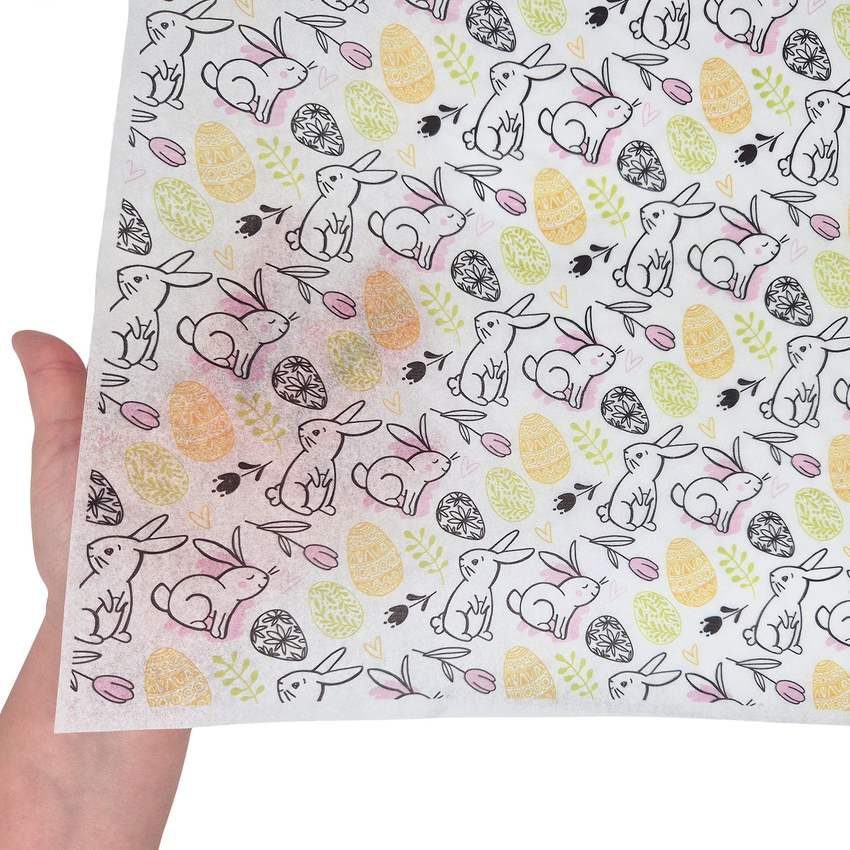 Colorful Bunny Meadow Easter tissue paper 17g – size 50x75cm