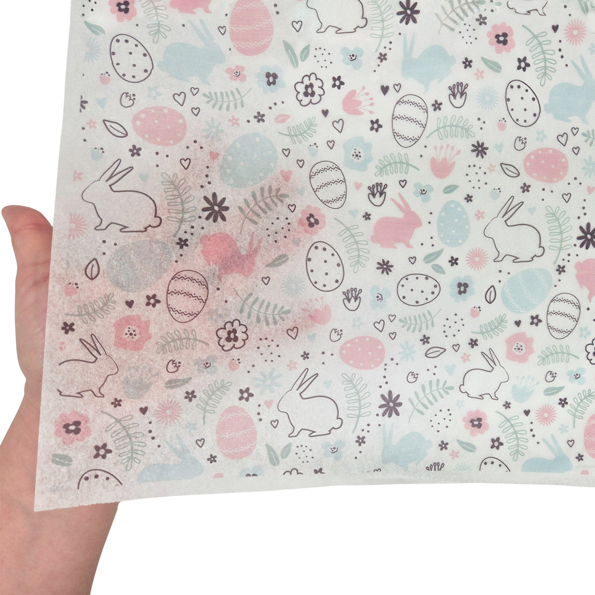 Bunny Garden Easter tissue paper 17g – size 50x75cm