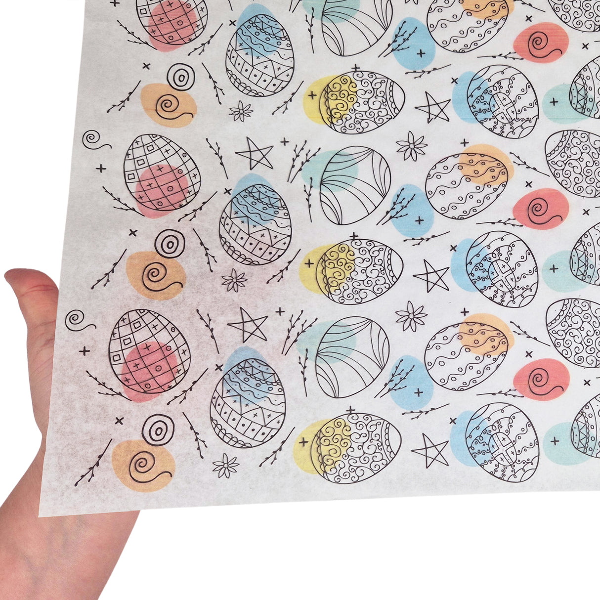 FLORAL Seidenpapier Modell 1