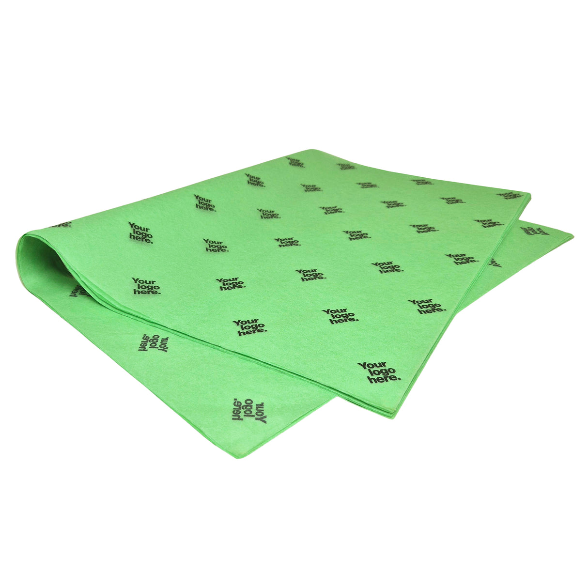 Custom tissue paper light-green, ream of sheets 17gsm – size 50x75cm
