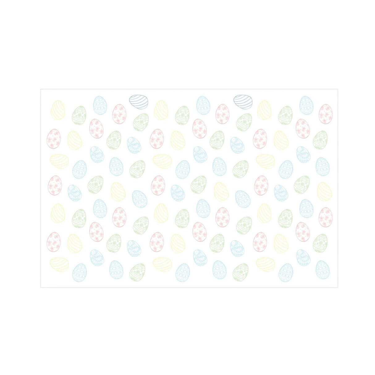 Pastel Egg Delight Easter tissue paper 17g – size 50x75cm