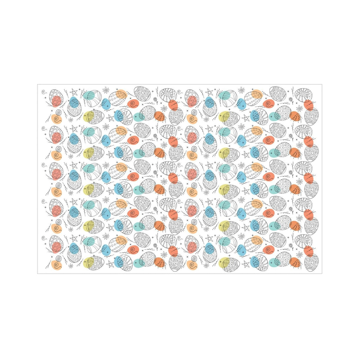 FLORAL Seidenpapier Modell 1