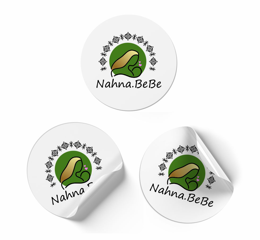 Self-Adhesive Label/Sticker With Personalization - Diameter 3cm