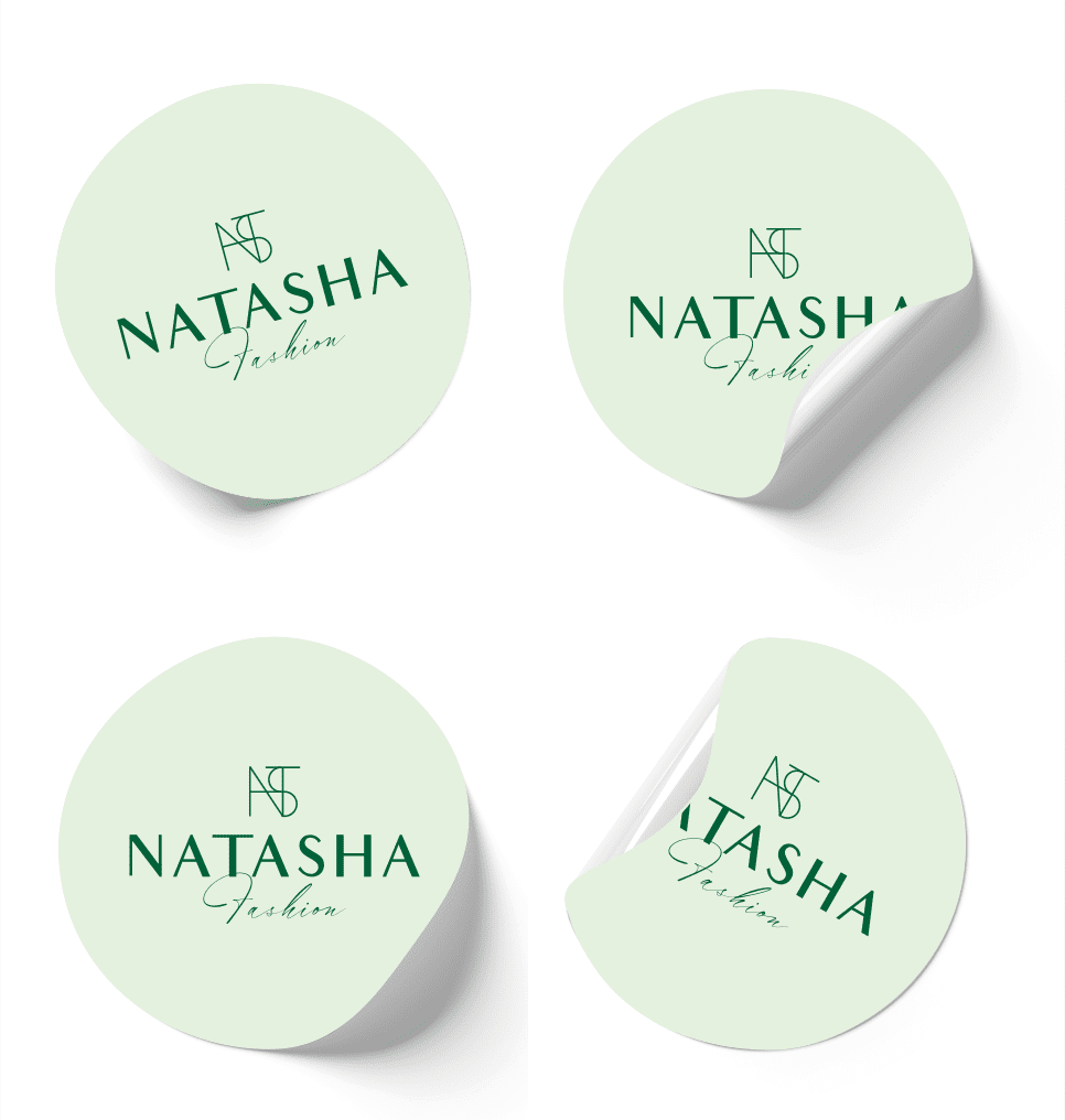 Self-Adhesive Label/Sticker With Personalization - Diameter 3cm