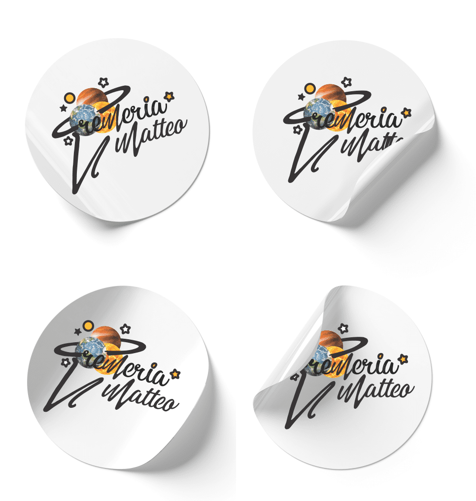 Self-adhesive sticker - model 1