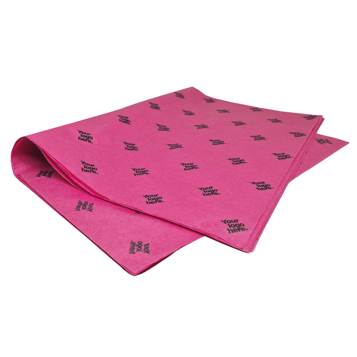 Custom tissue paper fuchsia-pink, ream of sheets 17gsm – size 50x75cm