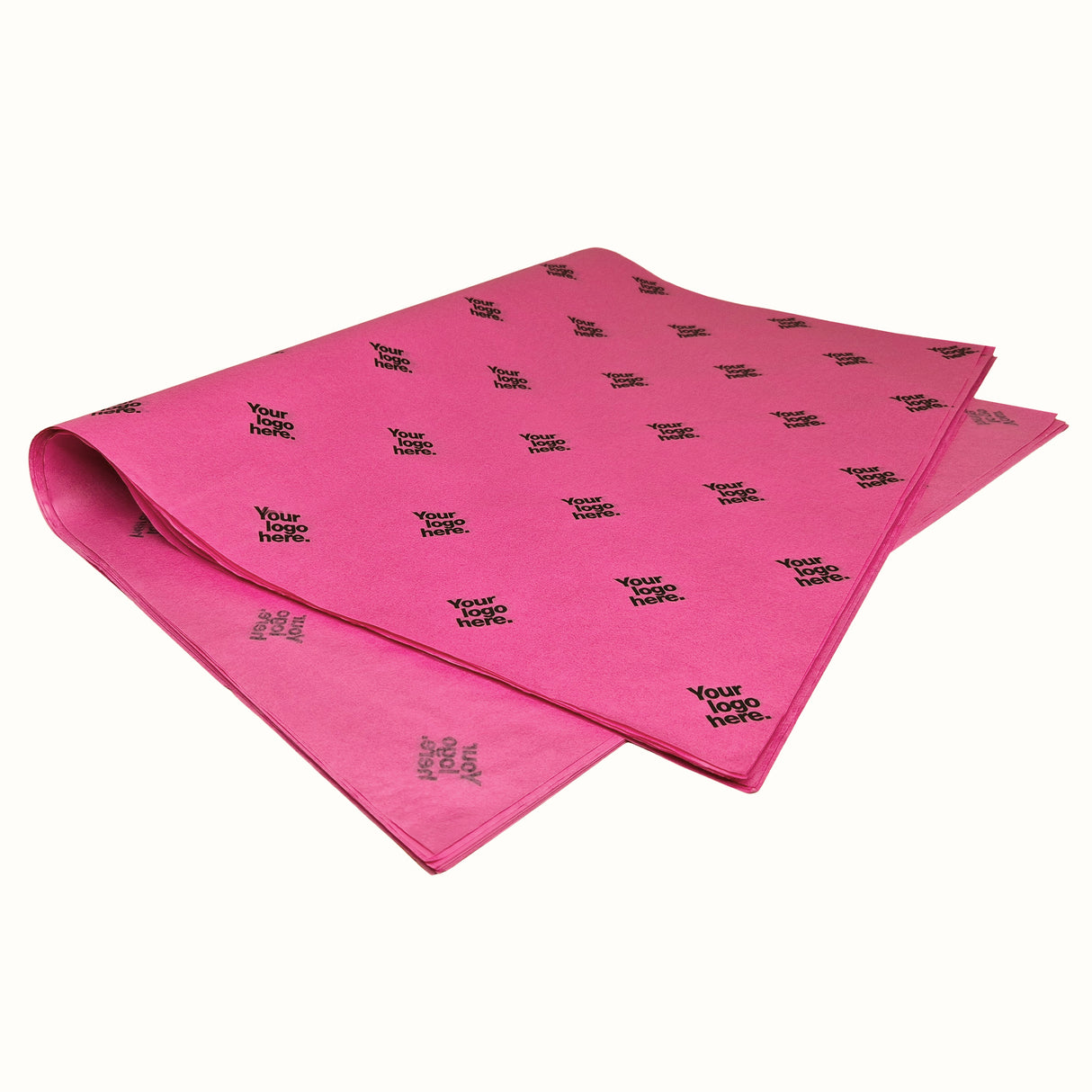 Custom tissue paper fuchsia, ream of sheets 28gsm – size 50x75cm