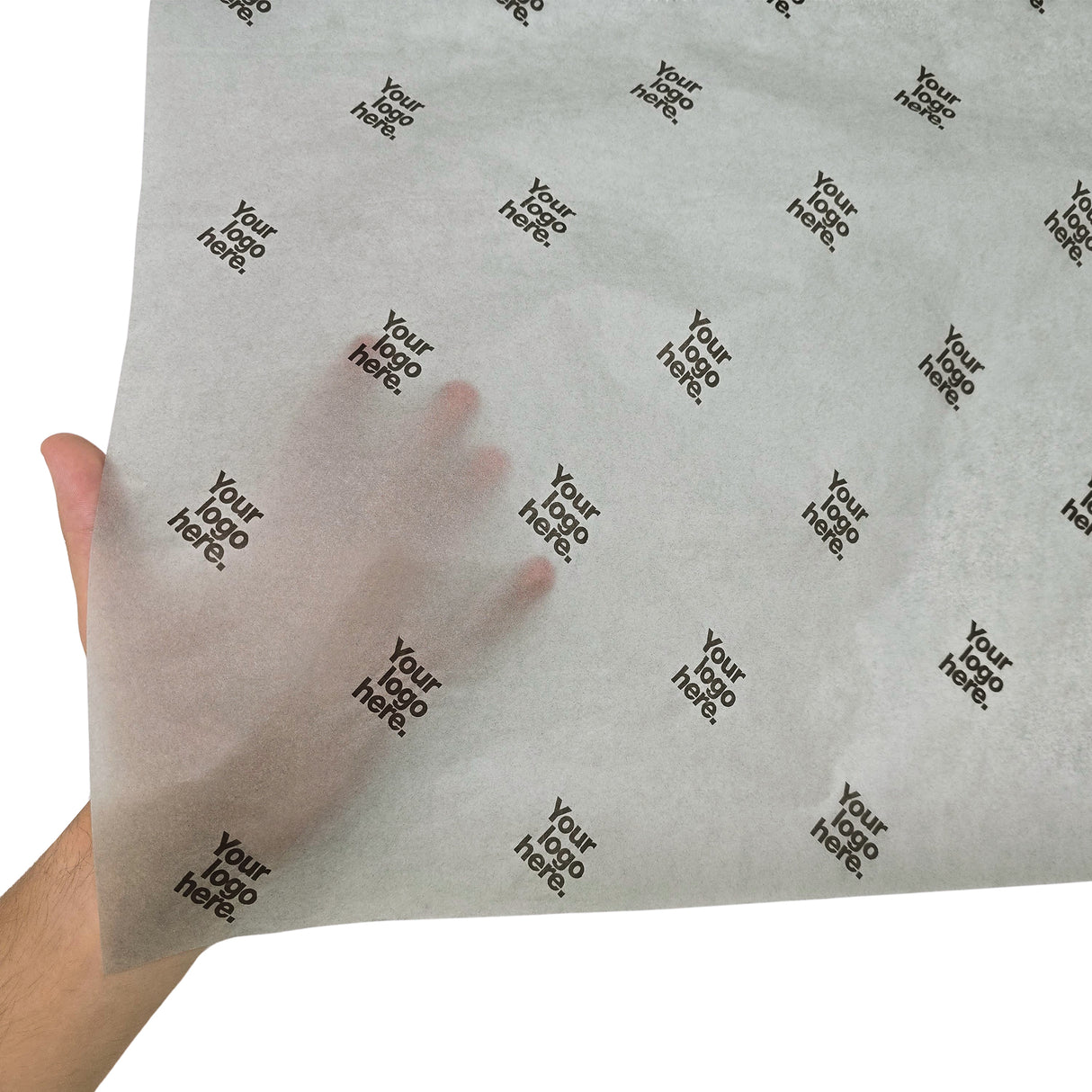 Custom tissue paper grey, texture and transparency, 17gsm – size 50x75cm