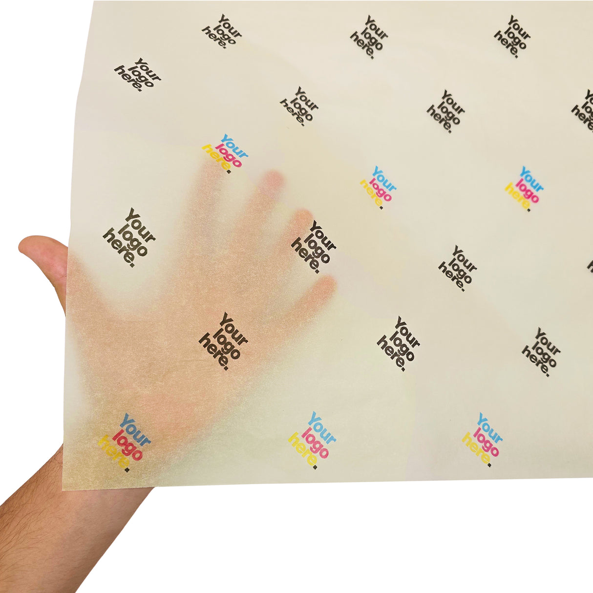 Custom tissue paper ivory, texture and transparency, 17gsm – size 50x75cm