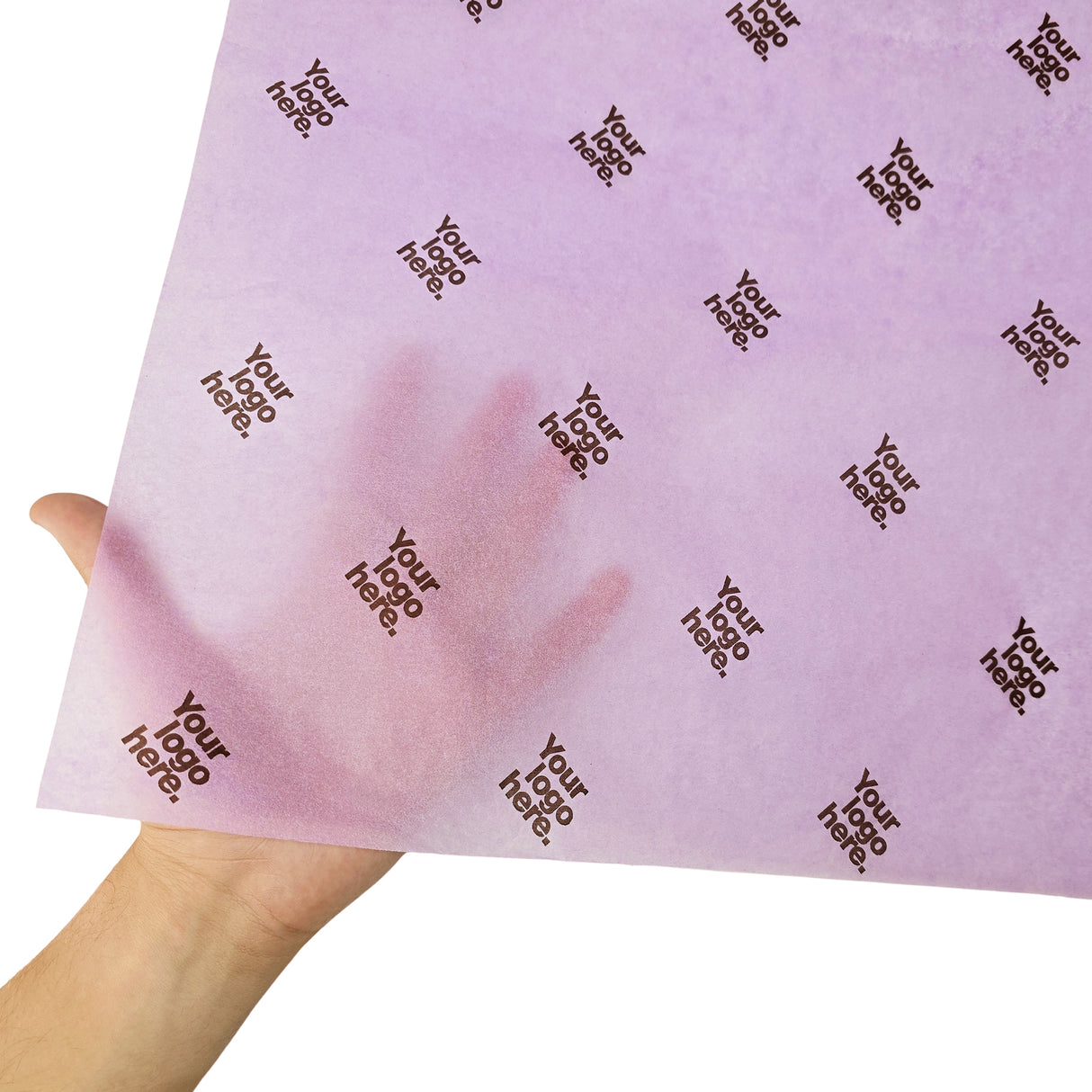 Custom tissue paper lavender, texture and transparency, 17gsm – size 50x75cm