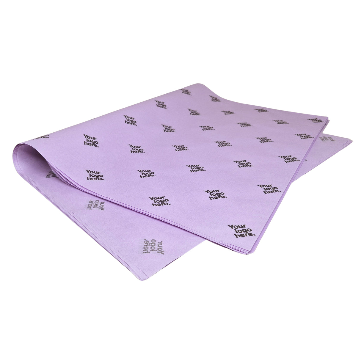 Custom tissue paper lavender, ream of sheets 28gsm – size 50x75cm