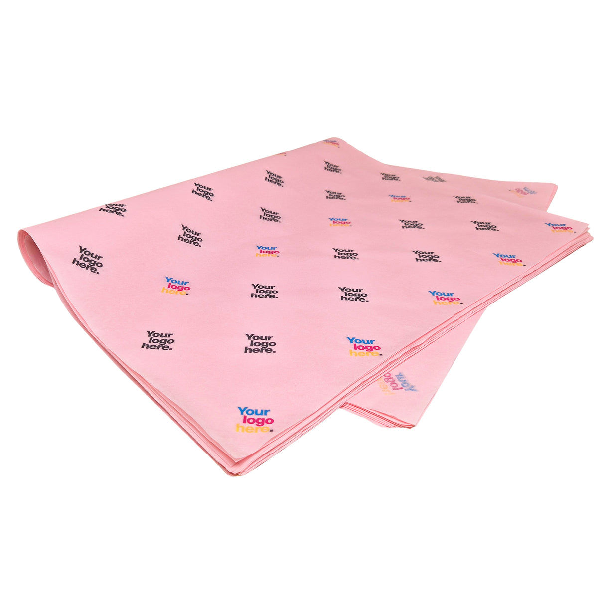 Custom tissue paper pale-pink, ream of sheets 28gsm – size 50x75cm