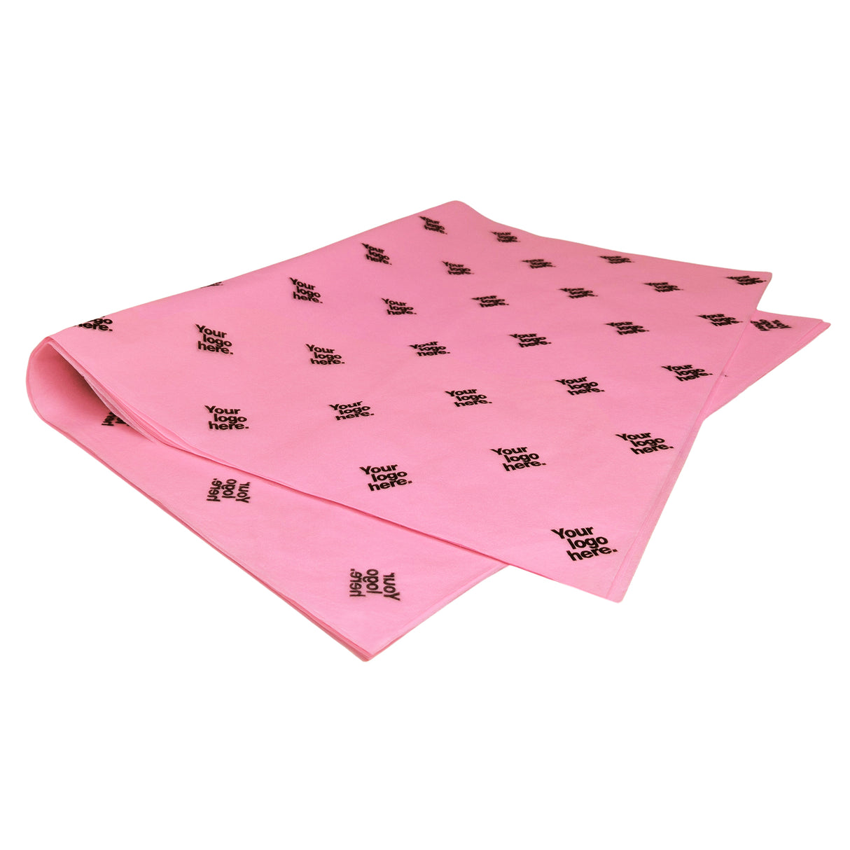 Custom tissue paper pastel-pink, ream of sheets 17gsm – size 50x75cm