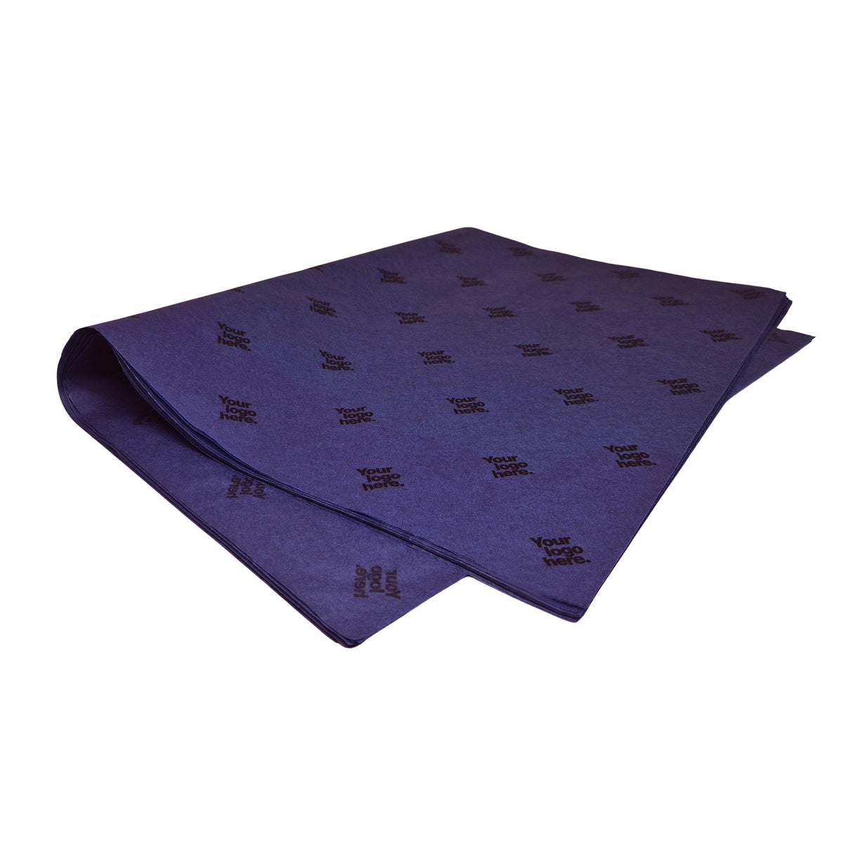 Custom tissue paper royal-blue, ream of sheets 17gsm – size 50x75cm