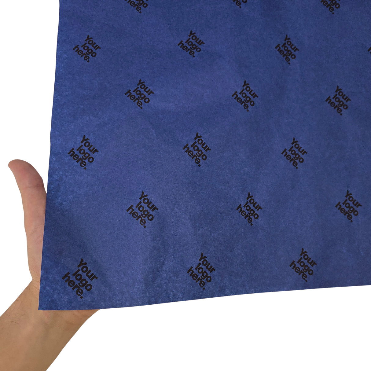 Custom tissue paper royal blue, texture and transparency, 28gsm – size 50x75cm