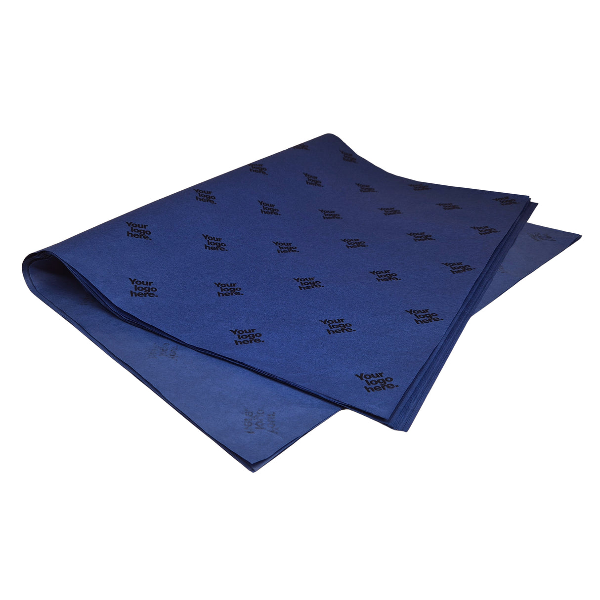 Custom tissue paper royal blue, ream of sheets 28gsm – size 50x75cm