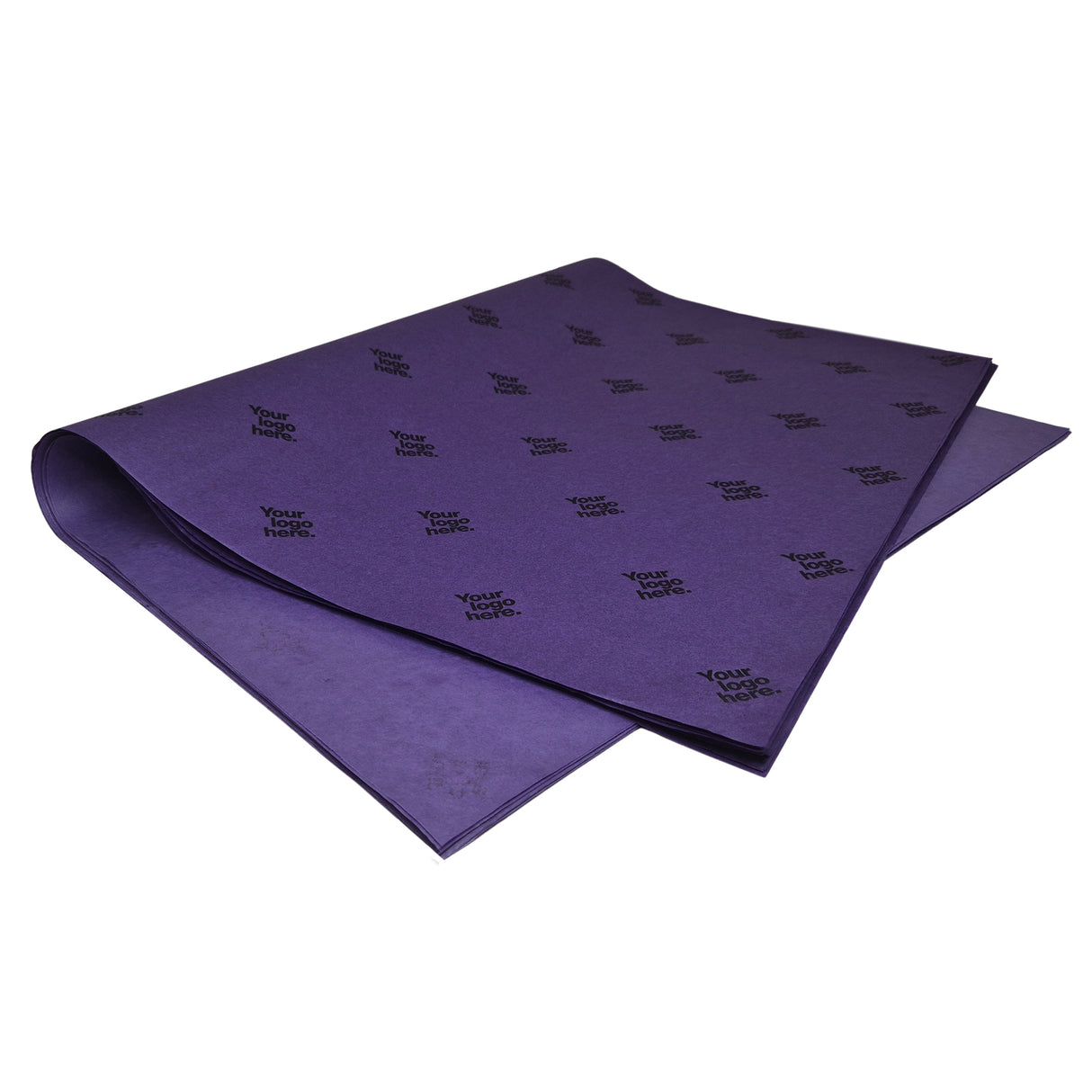 Custom tissue paper violet, ream of sheets 28gsm – size 50x75cm