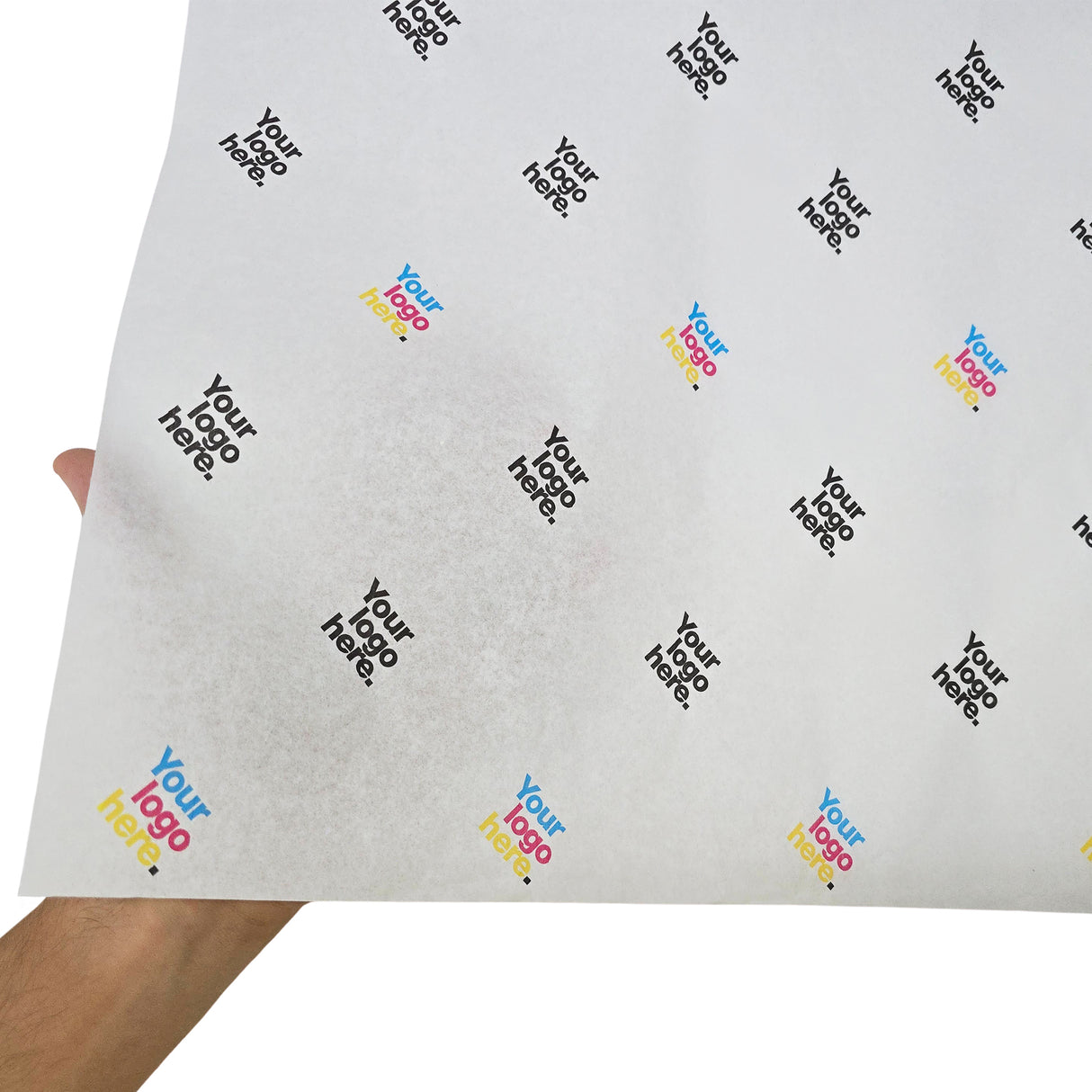Custom tissue paper white, texture and transparency, 28gsm – size 50x75cm