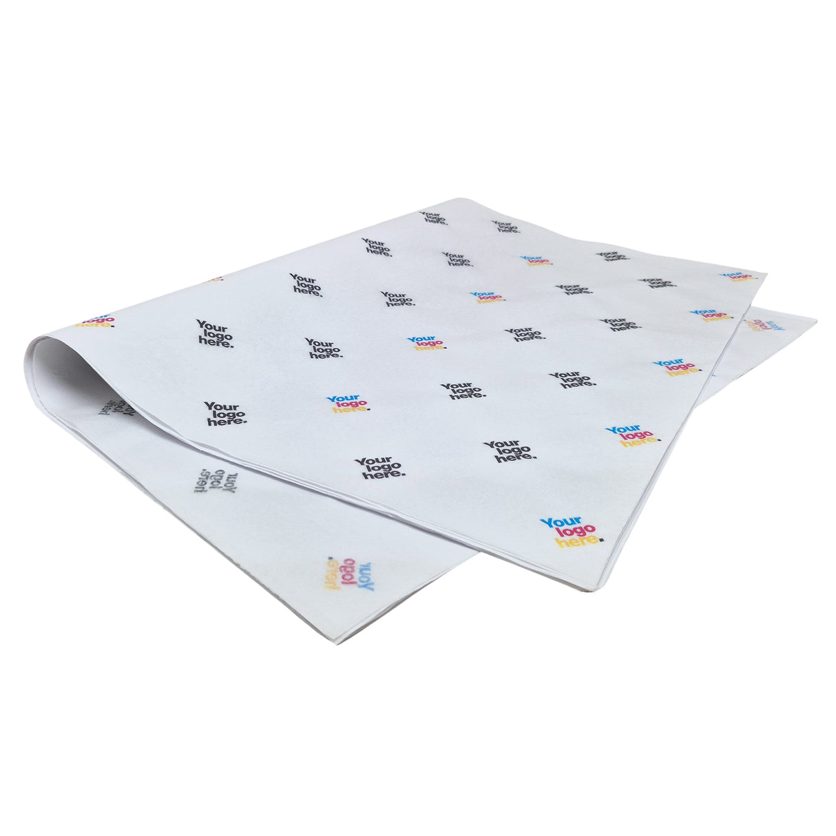 Custom tissue paper white, ream of sheets 28gsm – size 50x75cm