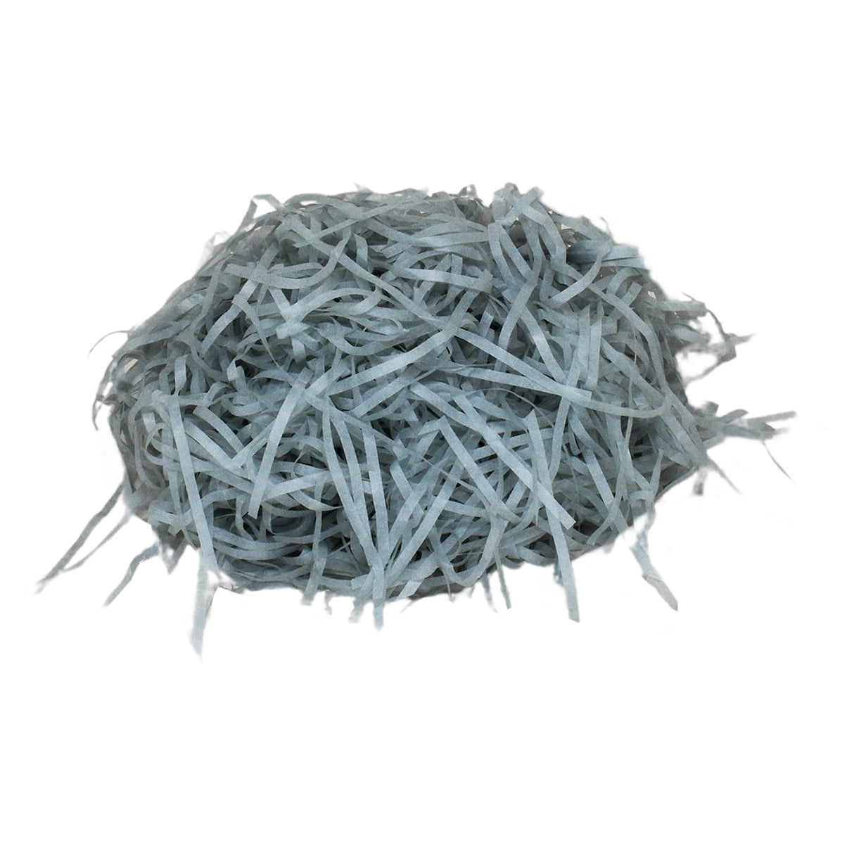 Grey tissue paper shred filler for gift boxes