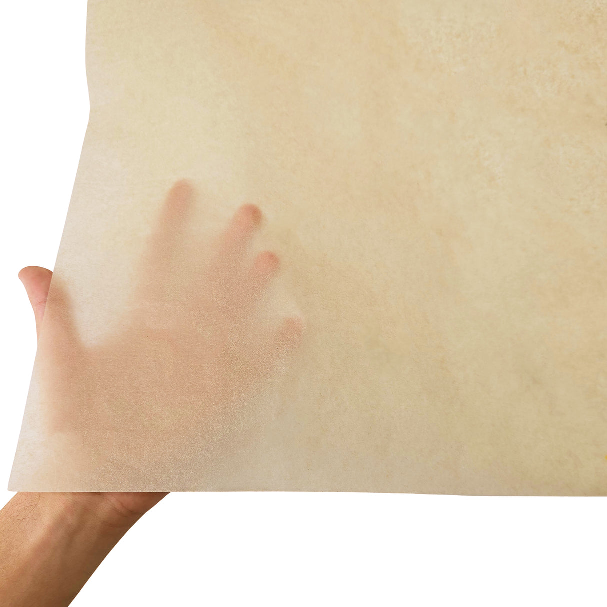 Plain tissue paper natural-cream, texture and transparency, 17gsm – size 50x75cm