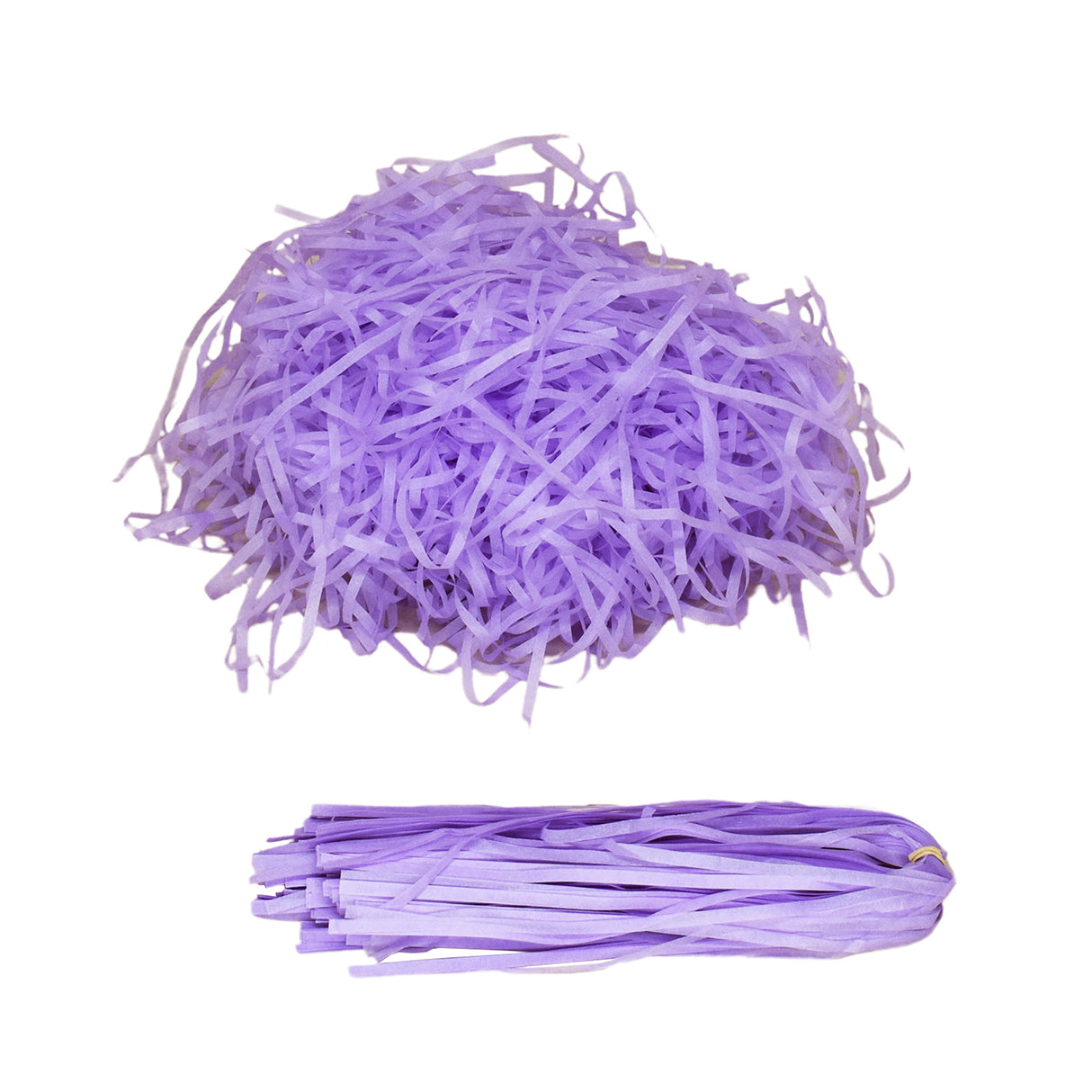 Lavandel shredded tissue paper for gift packaging