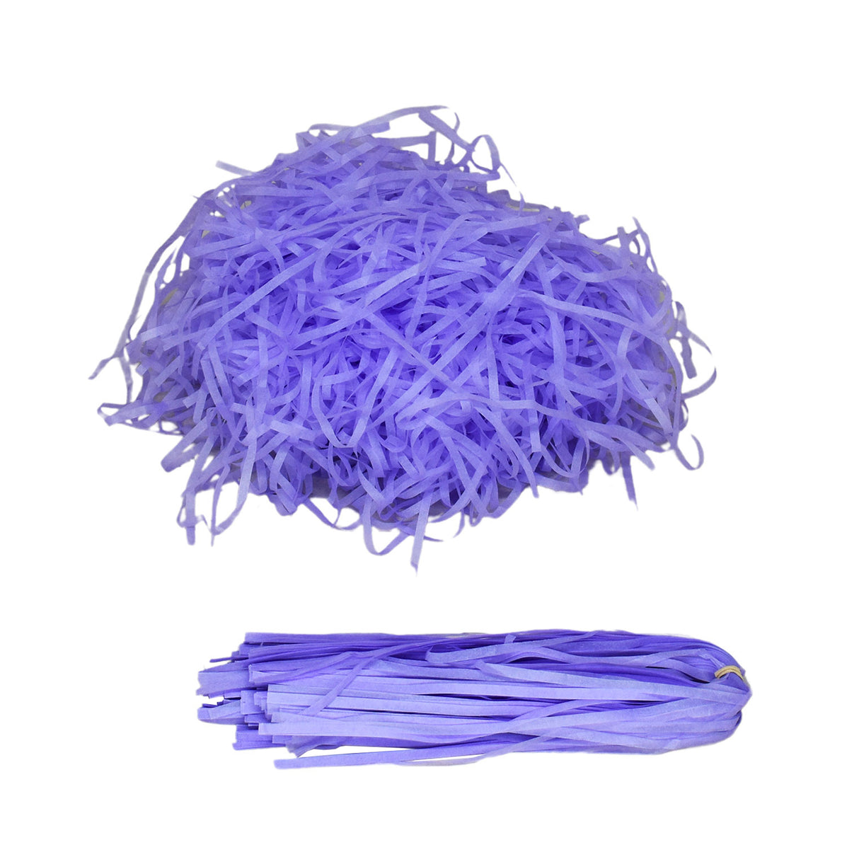 Lavandel shredded tissue paper for gift packaging