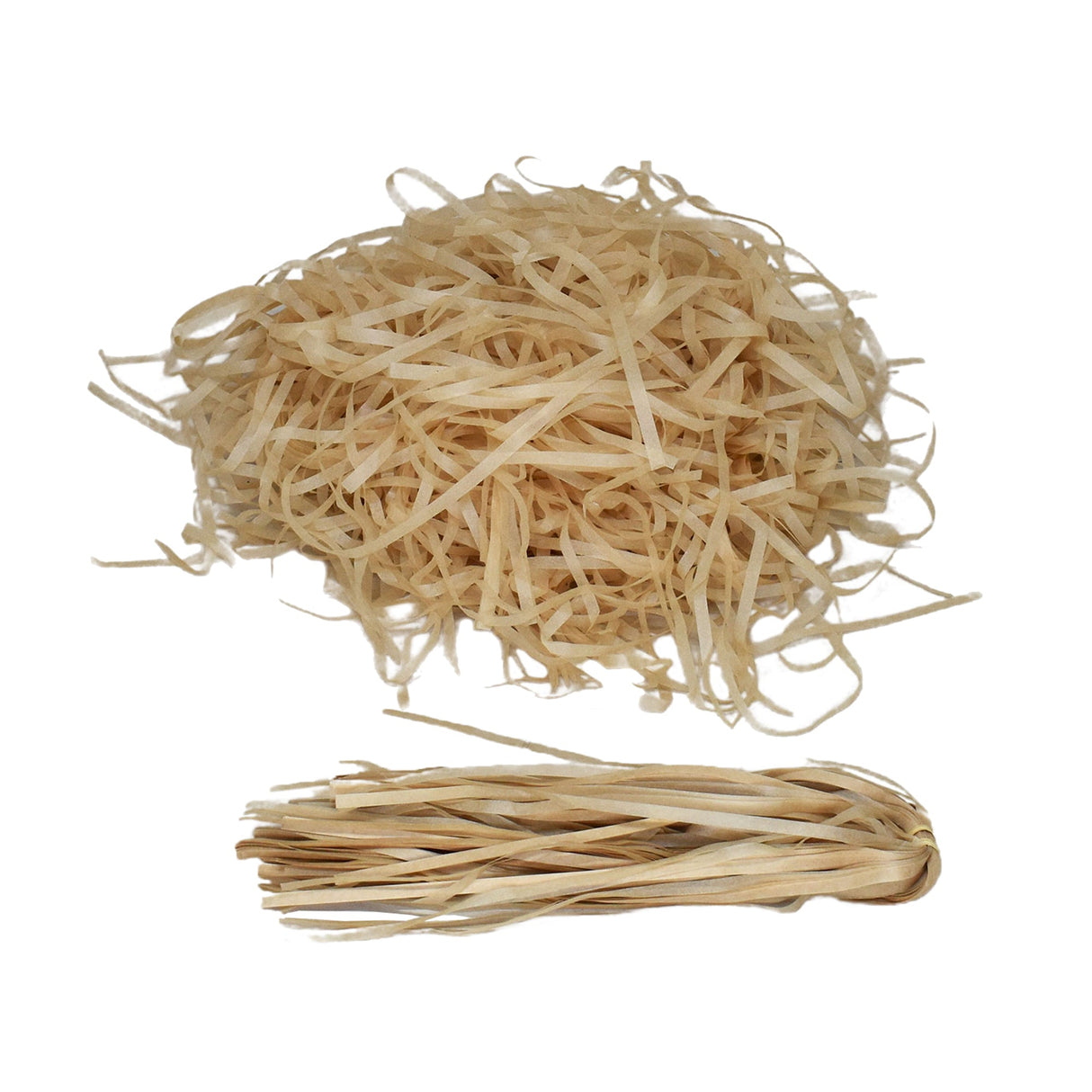 Light Tan shredded tissue paper for gift packaging