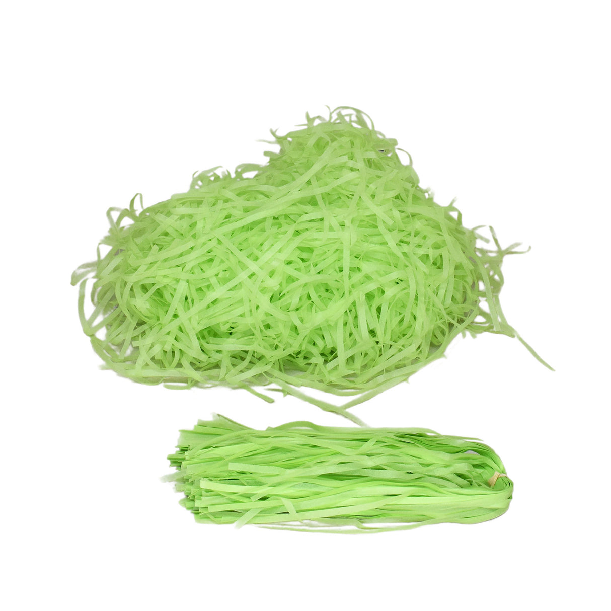 Lime Green shredded tissue paper for gift packaging