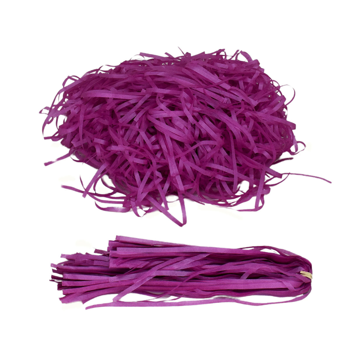 Plum shredded tissue paper for gift packaging