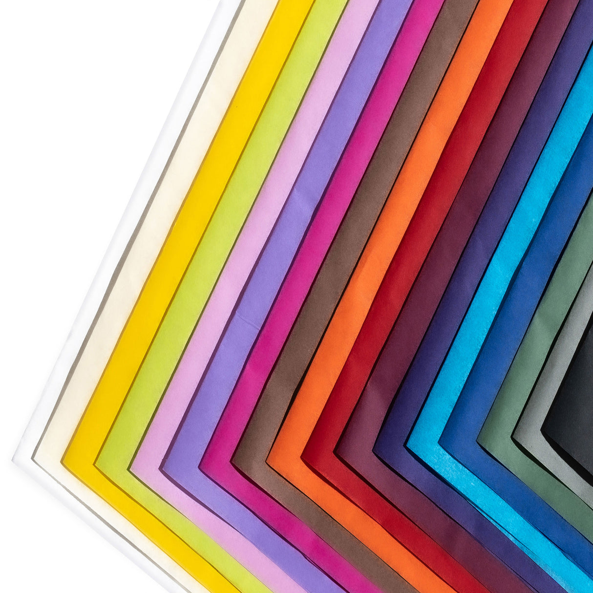 Plain tissue paper, color palette, 28gsm – size 50x75cm