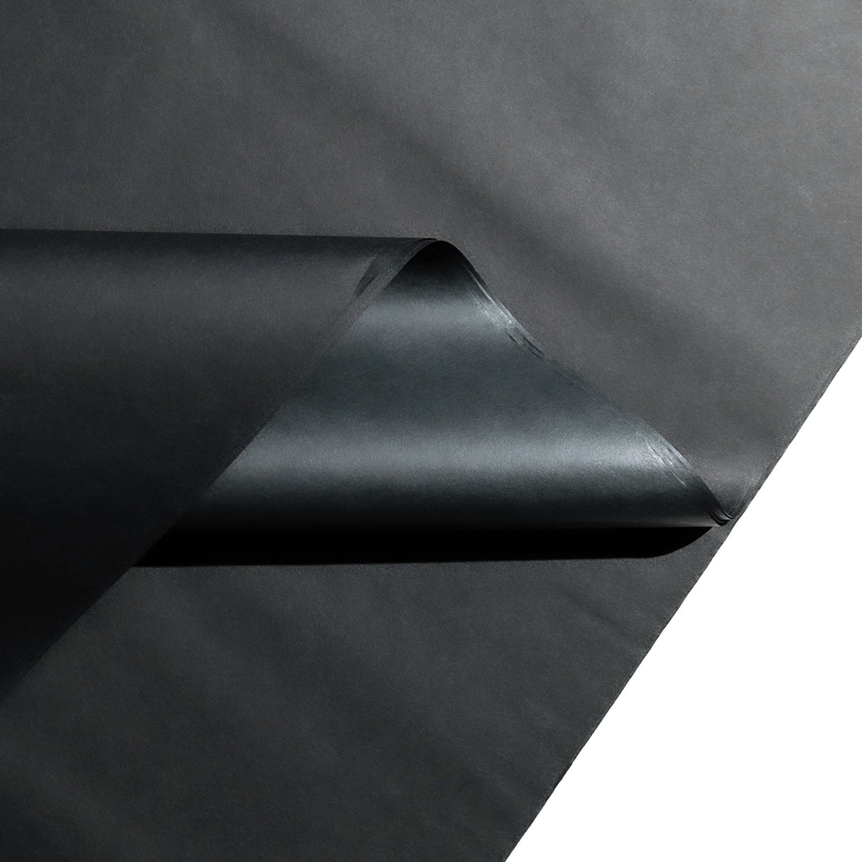 Plain tissue paper black, ream of sheets 28gsm – size 50x75cm