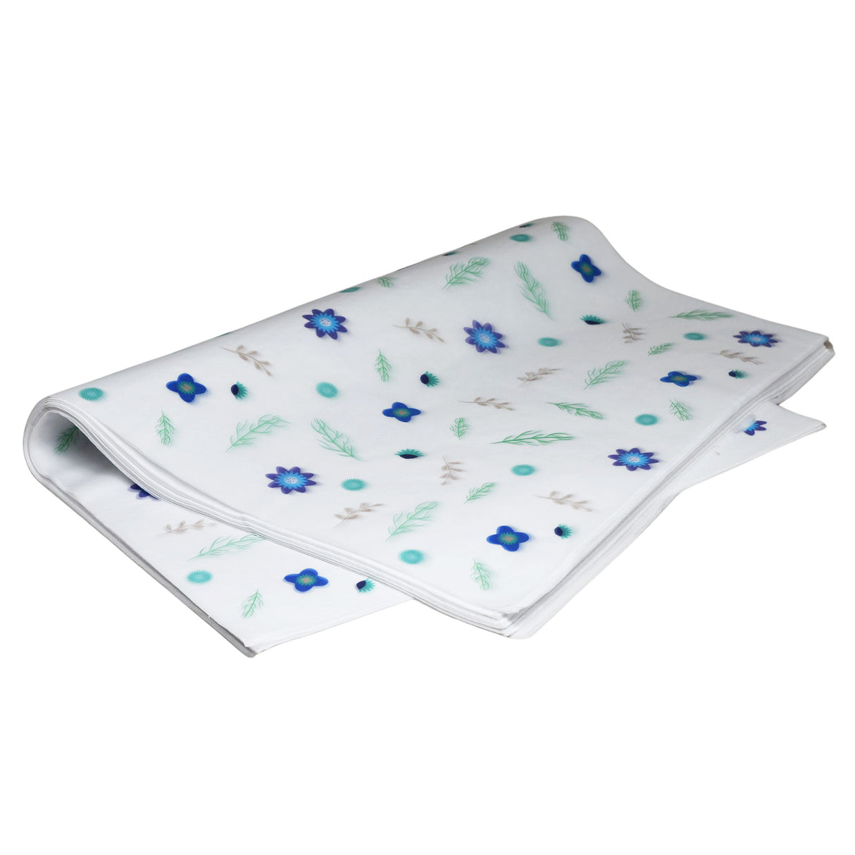 Tissue paper Blue Meadow, ream of sheets 17gsm – size 50x75cm