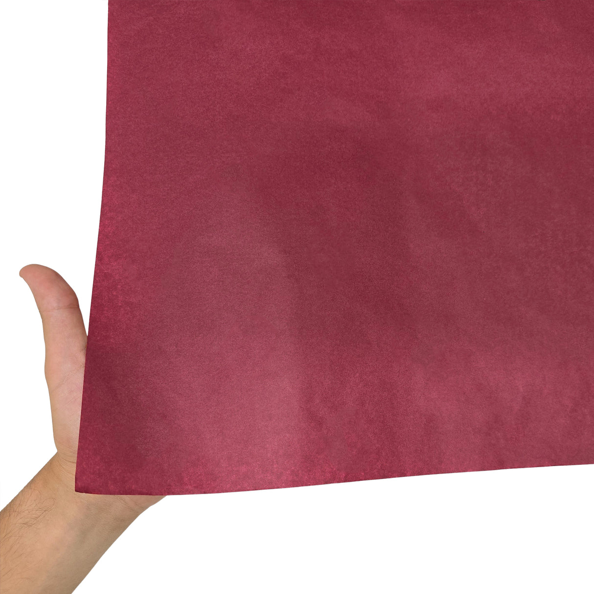 Plain tissue paper burgundy, texture and transparency, 28gsm – size 50x75cm