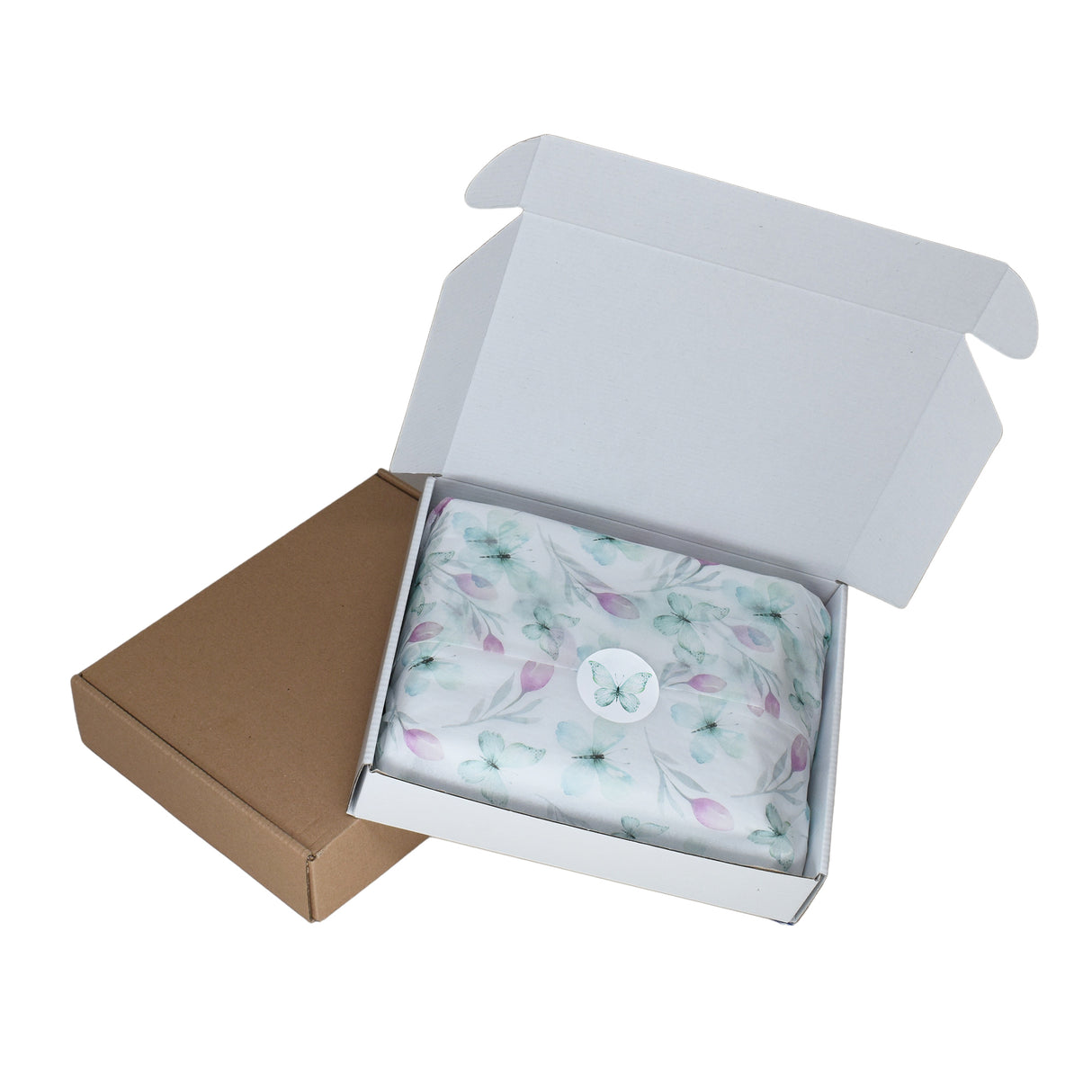 Tissue paper Butterfly Whisper, placed in a transport box, 17gsm – size 50x75cm