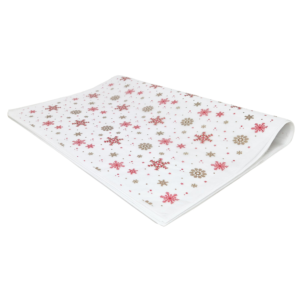 Tissue paper Crimson Crystals Christmas, ream of folded sheets 17gsm – size 50x75cm