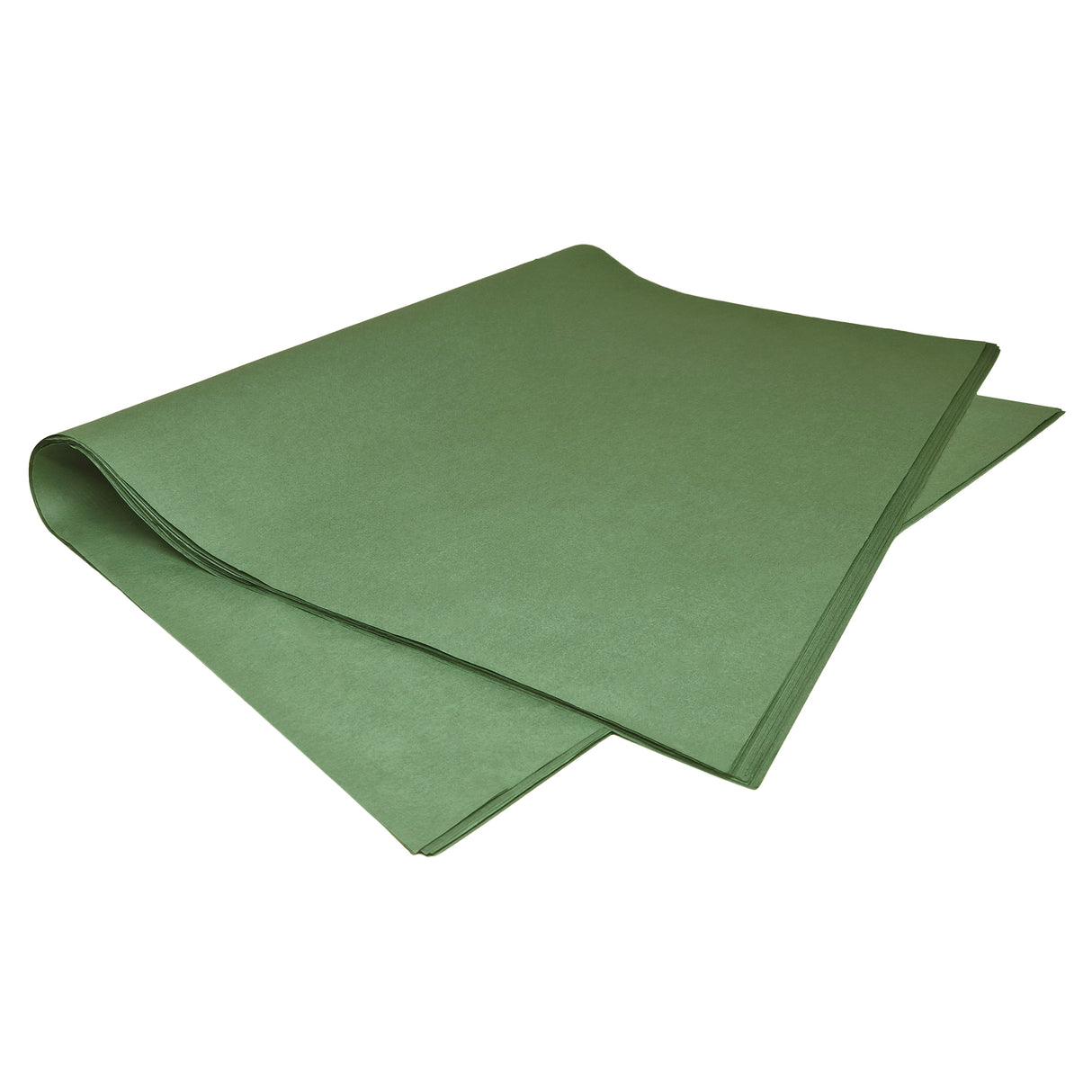 Plain tissue paper dark-green, ream of sheets 28gsm – size 50x75cm