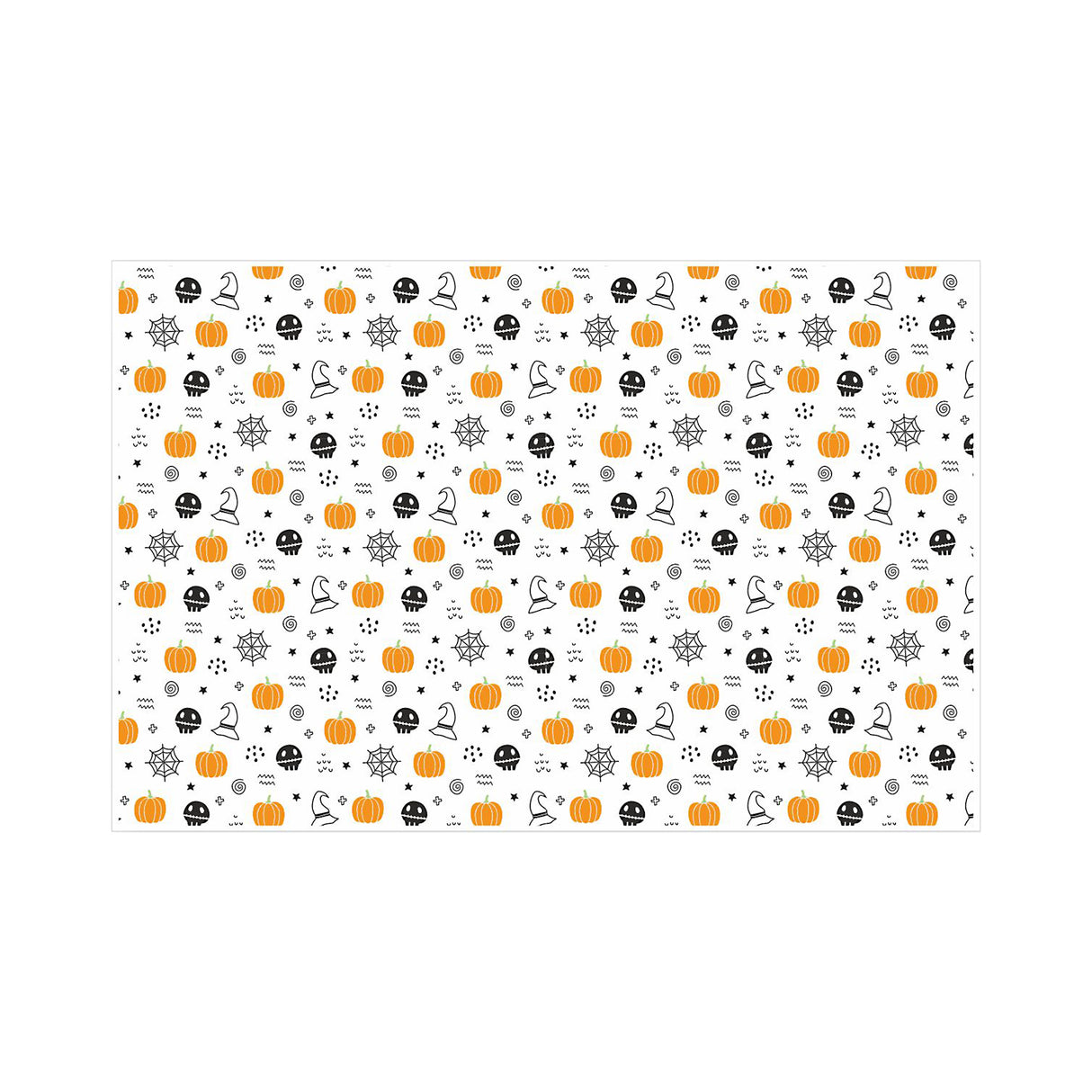 Tissue paper Enchanted Pumpkins, open sheet, 17gsm – size 50x75cm