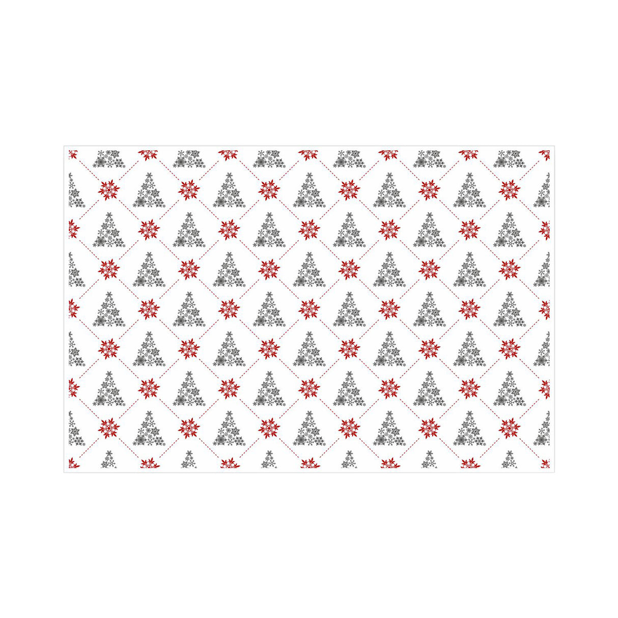 Tissue paper Festive Trees Christmas, open sheet, 28gsm – size 50x75cm