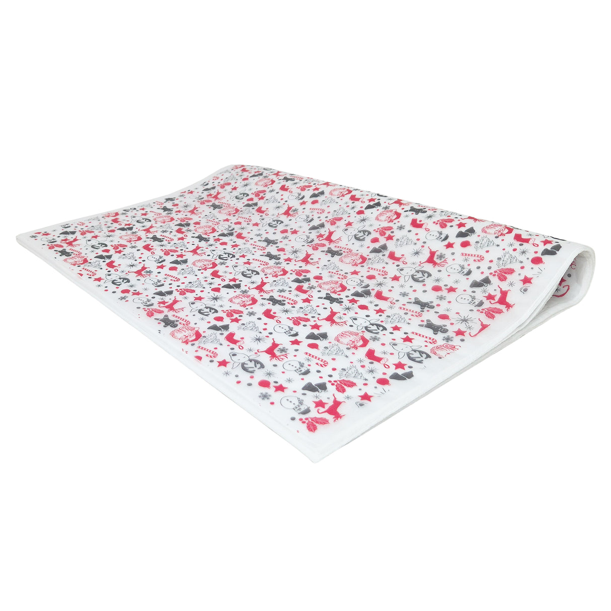 Tissue paper Santa Party Christmas, ream of folded sheets 17gsm – size 50x75cm