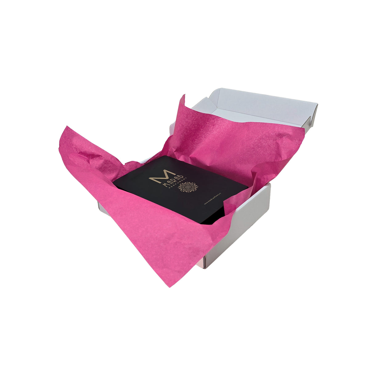 Plain tissue paper fuchsia, arranged in a transport box, 28gsm – size 50x75cm