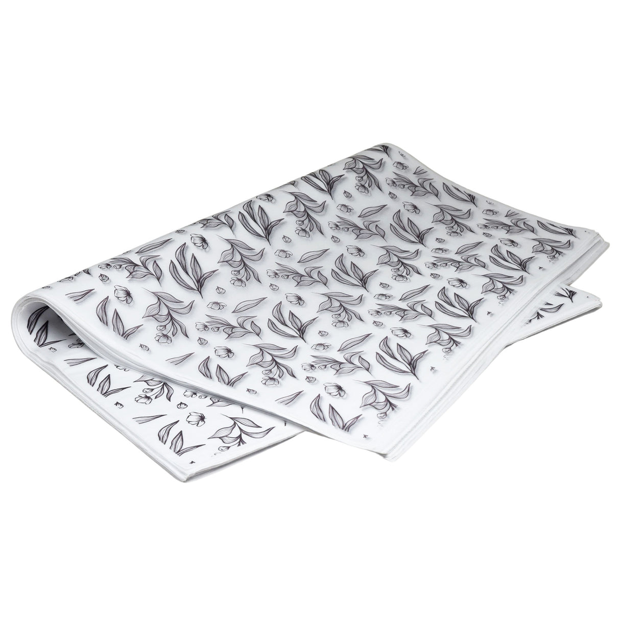 Tissue paper Graphite Garden, ream of sheets 17gsm – size 50x75cm