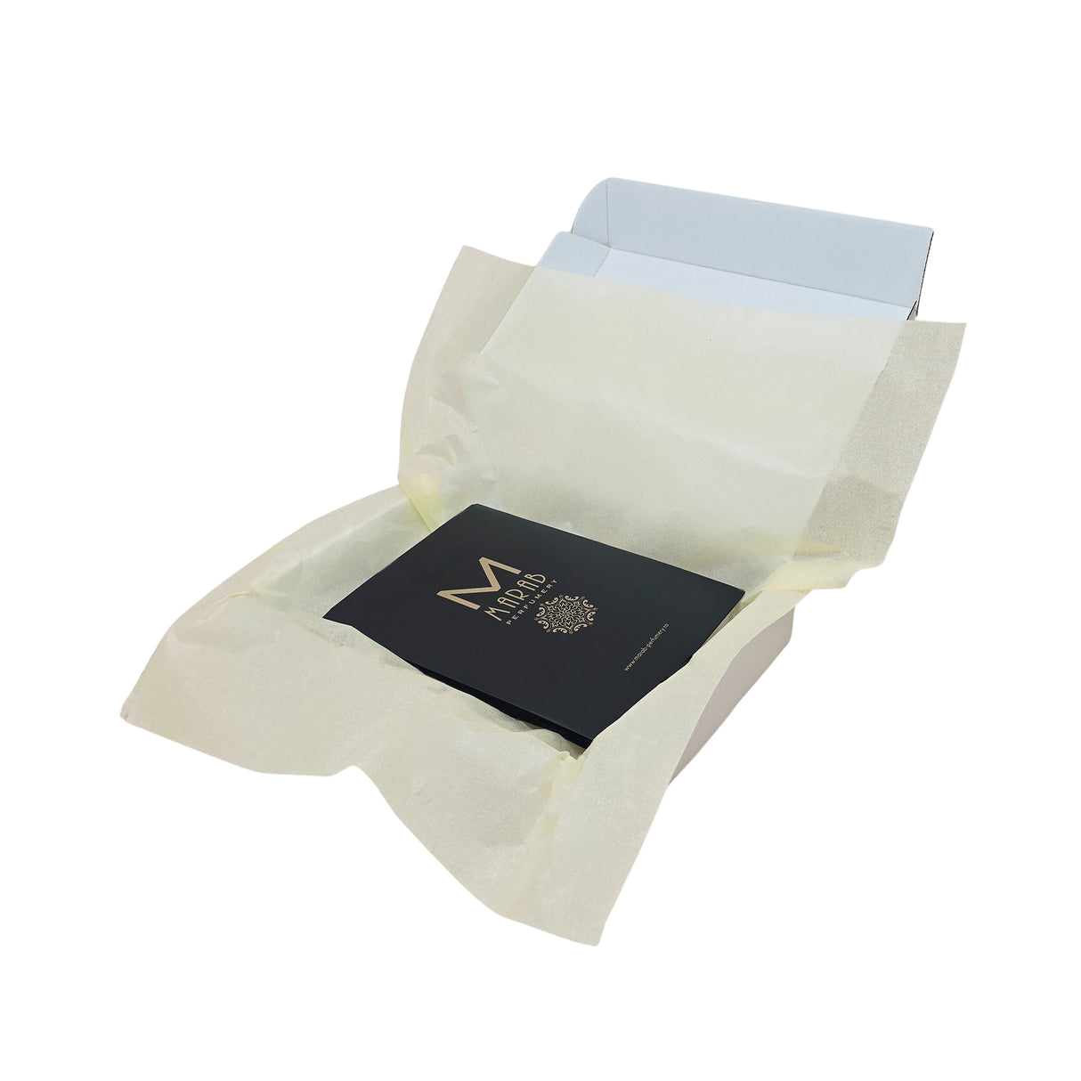 Plain tissue paper ivory, arranged in a transport box, 17gsm – size 50x75cm