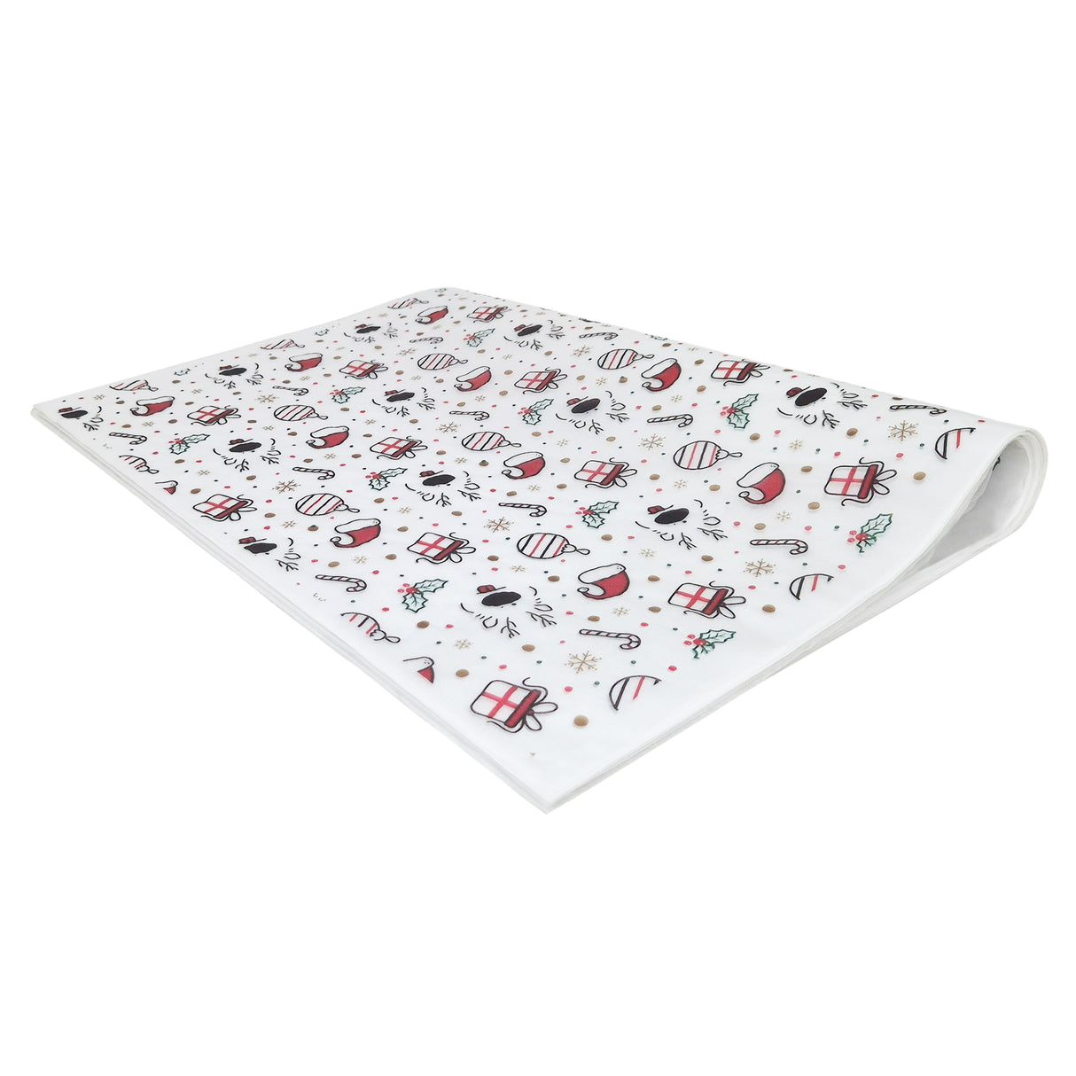 Tissue paper Jolly Reindeer Christmas, ream of folded sheets 17gsm – size 50x75cm