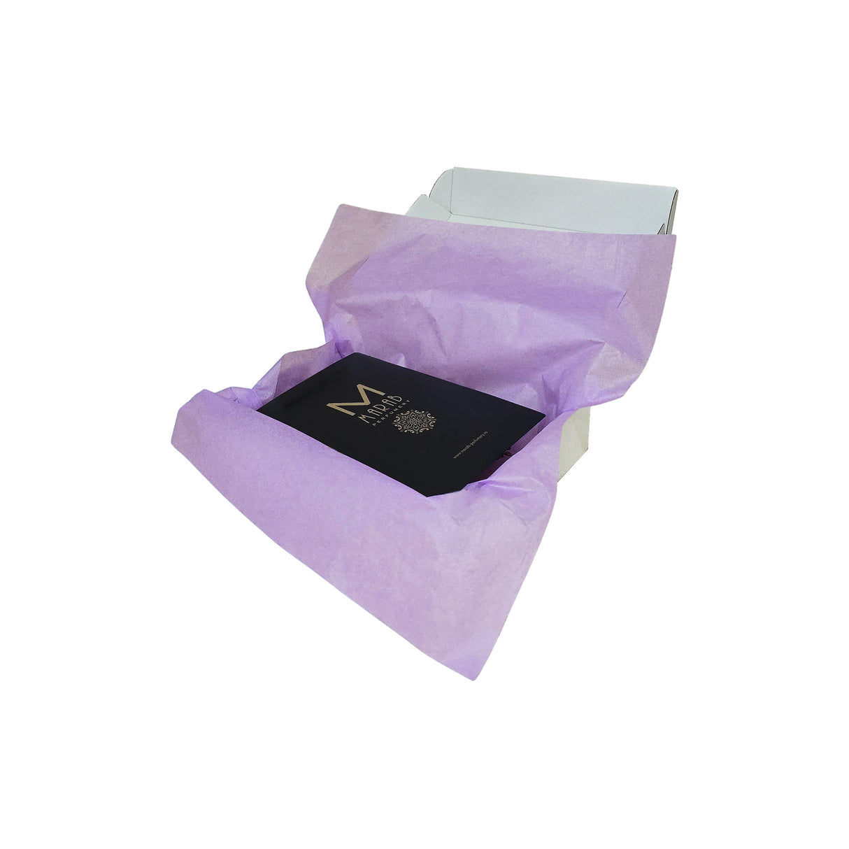 Plain tissue paper lavender, arranged in a transport box, 17gsm – size 50x75cm