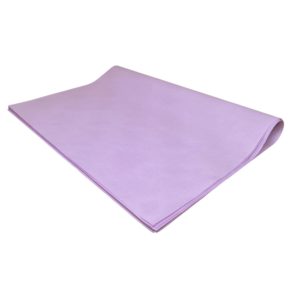 Plain tissue paper lavender, ream of folded sheets 28gsm – size 50x75cm