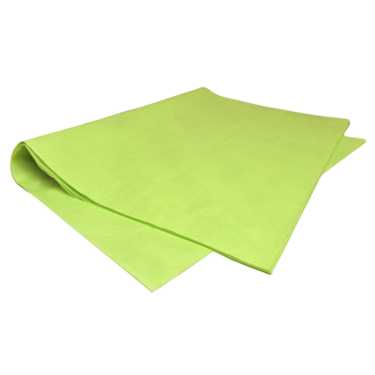 Plain tissue paper lime-green, ream of sheets 17gsm – size 50x75cm