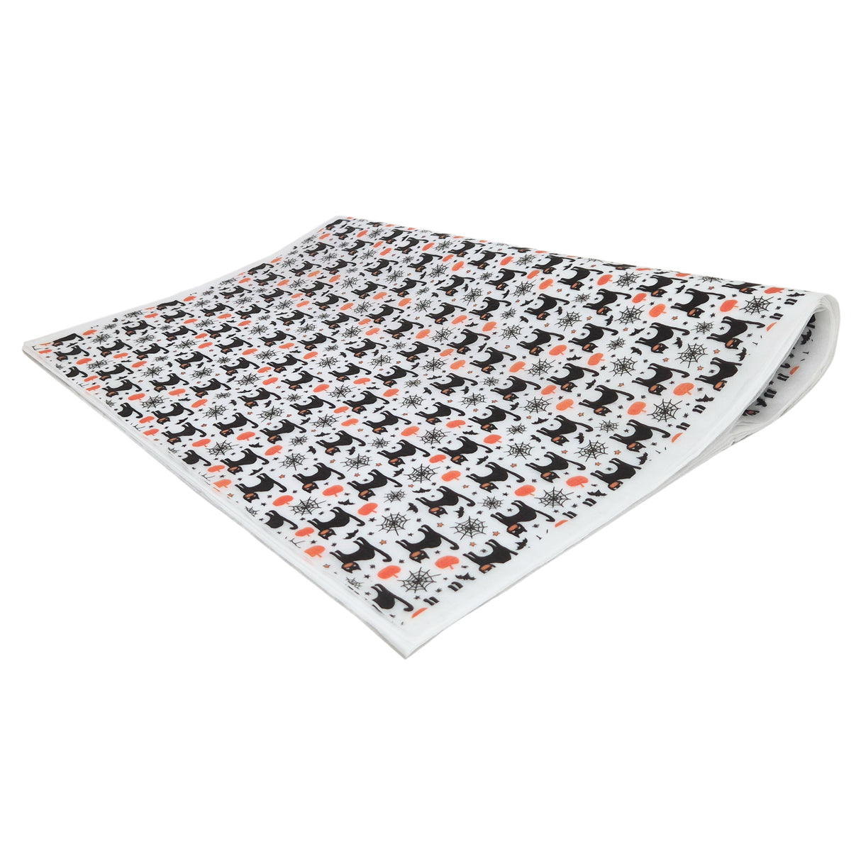 Tissue paper Lucky Black Cats, ream of folded sheets 17gsm – size 50x75cm