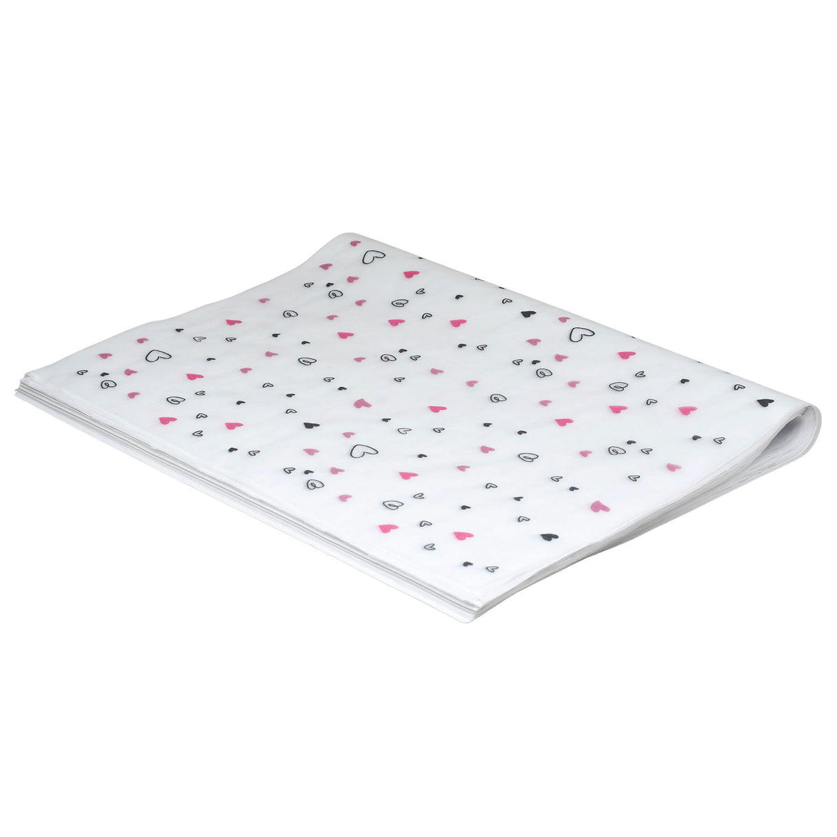 Tissue paper Mini Hearts, ream of sheets 17gsm – size 50x75cm